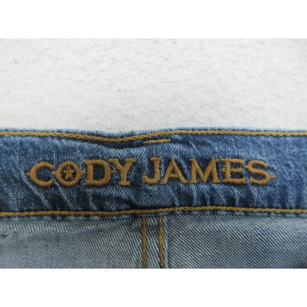 Cody James Western Jeans Mens 30x32 Slim Bootcut Medium Wash Stretch Cowboy